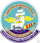 STICKER USN US NAVY CV 31 USS BON HOMME RICHARD