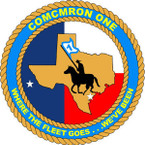 STICKER USN US NAVY COMCMRON ONE