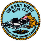 STICKER USN US NAVY 722 KEY WEST SUBMARINE