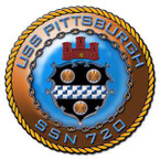 STICKER USN US NAVY 720 USS PITTSBURGH