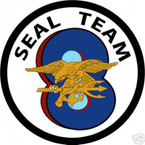 STICKER USN UNIT NAVY SEAL TEAM  8