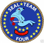 STICKER USN UNIT NAVY SEAL TEAM  4