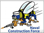 STICKER USN UNIT NAVAL CONSTRUCTION FORCE SEABEE