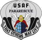 STICKER USAF VET PARARESCUE VETERAN COLOR