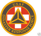 STICKER USAF US Disaster Response Force