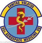 STICKER USAF 92 Aerospace Medicine Squadron Emblem