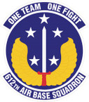 STICKER USAF  612th Air Base Squadron Emblem