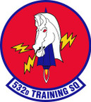 STICKER USAF  532nd Training Squadron Emblem