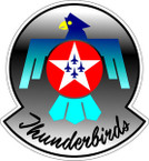 STICKER USAF THUNDERBIRDS B