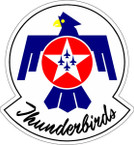 STICKER USAF THUNDERBIRDS A