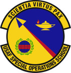 STICKER USAF Special Operations School Emblem