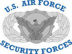 STICKER USAF Security Forces Crest