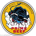 STICKER USAF CIVIL ENGINEERING