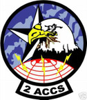 STICKER USAF Airborne Command Post - 2nd ACCS