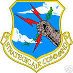 STICKER USAF AIR FORCE STRATEGIC AIR COMMAND