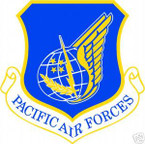 STICKER USAF AIR FORCE PACIFIC AIRFORCES