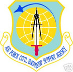 STICKER USAF AIR FORCE CIVIL ENGINEER SUPPORT