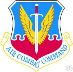 STICKER USAF AIR FORCE AIR COMBAT COMMAND