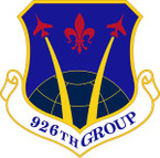 STICKER USAF 926th Group (AFRC) Emblem