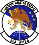 STICKER USAF 923rd Aircraft Maintenance Squadron Emblem