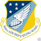 STICKER USAF 916TH AIR REFUELING WING