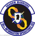 STICKER USAF 90th Information Operations Squadron Emblem