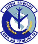 STICKER USAF 906th Air Refueling Squadron Emblem