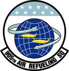 STICKER USAF 905th Air Refueling Squadron Emblem