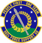 STICKER USAF 902nd Force Support Squadron Emblem
