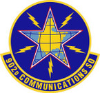 STICKER USAF 902nd Communications Squadron Emblem