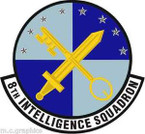 STICKER USAF 8th Intelligence