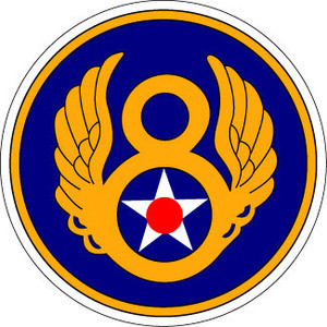 STICKER USAF 8TH AIR FORCE B - M.C. Graphic Decals