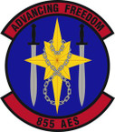 STICKER USAF 855th Air Expeditionary Squadron Emblem