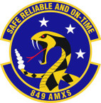 STICKER USAF 849th Aircraft Maintenance Squadron Emblem