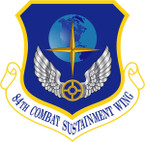 STICKER USAF 84TH COMBAT SUSTAINMENT WING