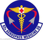 STICKER USAF 82nd Aerospace Medicine Squadron Emblem