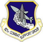 STICKER USAF 821ST COMBAT SUPPORT GROUP
