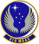 STICKER USAF 818th Mobility Support Advisory Squadron Emblem
