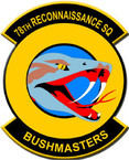 STICKER USAF 78TH RECONNAISSANCE SQUADRON