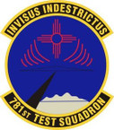 STICKER USAF 781st Test Squadron Emblem