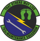 STICKER USAF 763rd Maintenance Squadron Emblem