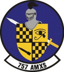 STICKER USAF 757th Aircraft Maintenance Squadron Emblem