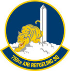 STICKER USAF 756th Air Refueling Squadron