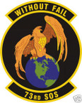 STICKER USAF 73RD SPECIAL OPS SQUADRON