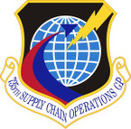 STICKER USAF 735th Supply Chain Operations Group Emblem