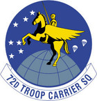 STICKER USAF 72ND AIRLIFT SQUADRON