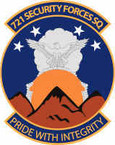 STICKER USAF 721st Security Forces Squadron