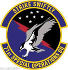 STICKER USAF 71st Special Operations Squadron (AETC) Emblem