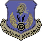 STICKER USAF 7206th Air Base Group