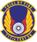 STICKER USAF 717th Test Squadron Emblem